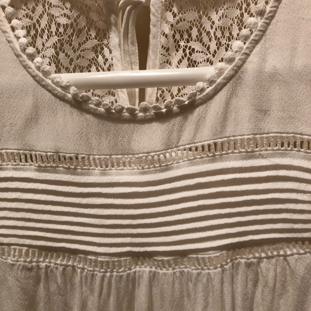White lacey blouse